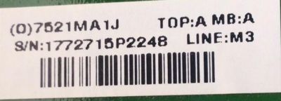 FUENTE PARA MONITOR HP / NUMERO DE PARTE 7521MA1J / 715G2852-1-6 / MODELO HP 17" W1707 - Imagen 2